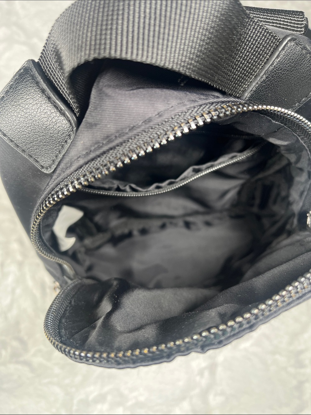 Small Black Mini Backpack - Picture 4 of 5
